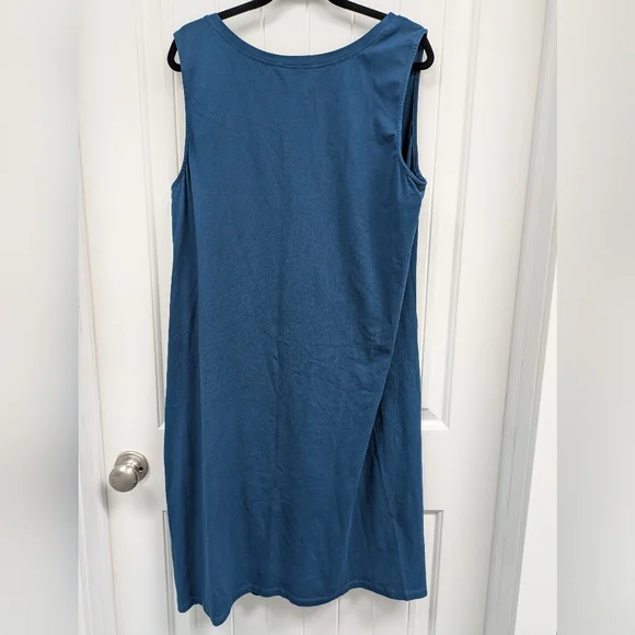 Zapelle Teal Sleeveless Dress - Picture 4 of 5